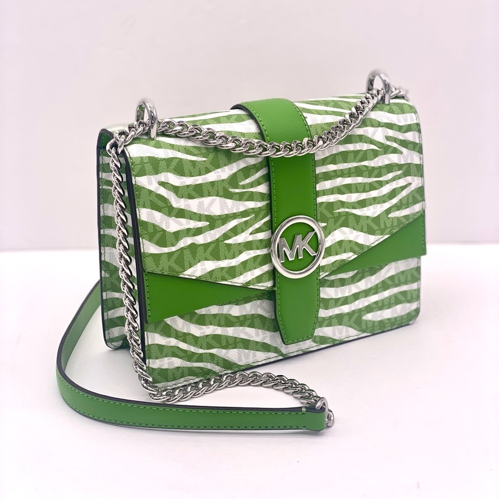 Michael Kors Greenwich Small Convertible Crossbody Shoulder Bag and Wallet Set - Picture 13 of 14